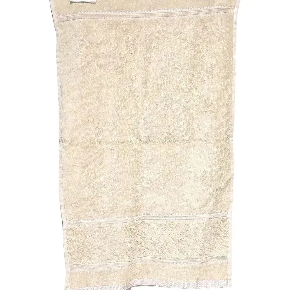 Venus Home Collection Hand Towel Ivory Floral Swirl Texture Cotton 15